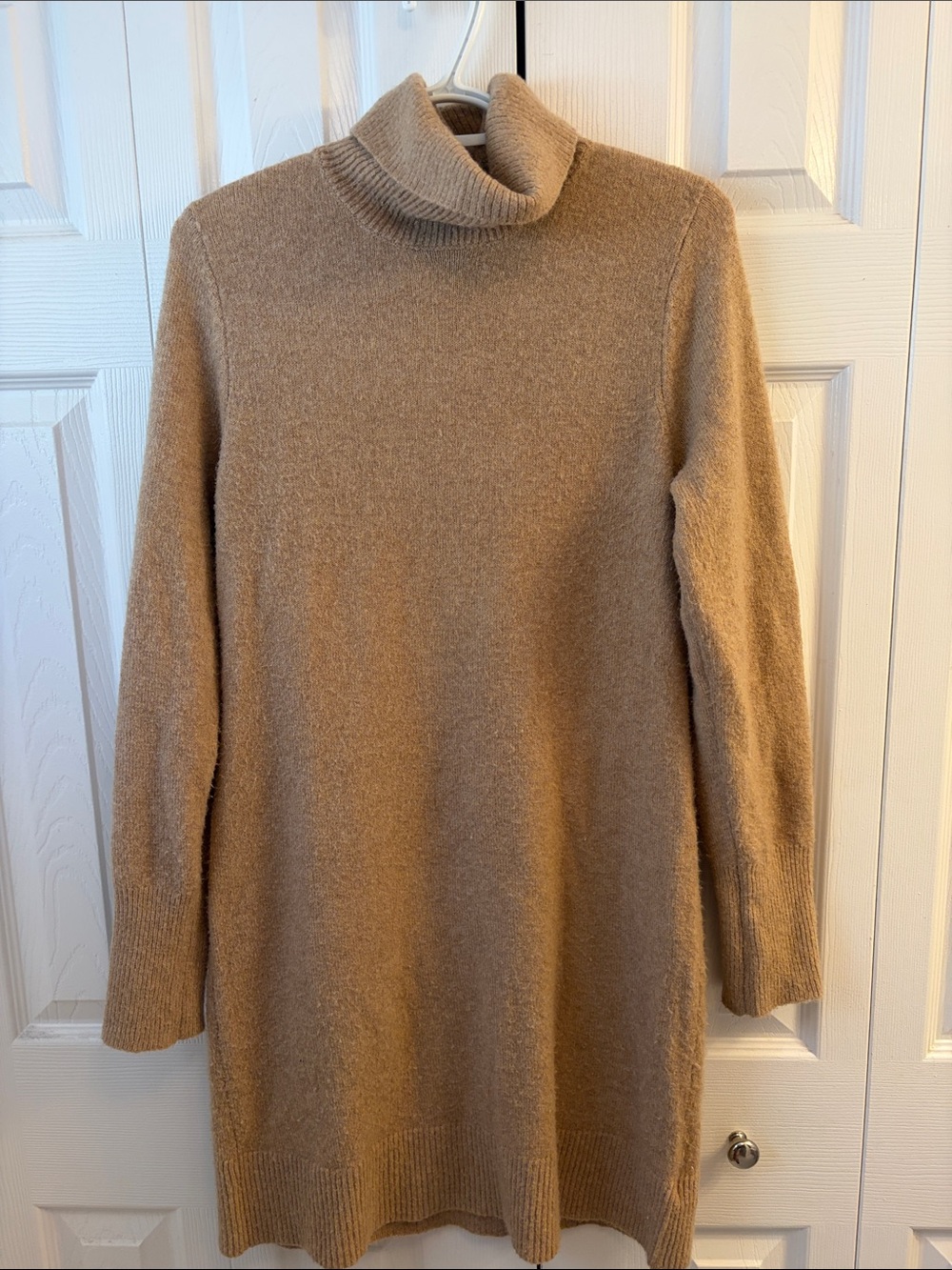 Rachel Zoe Classic Camel Turtleneck Sweater Dress - Women